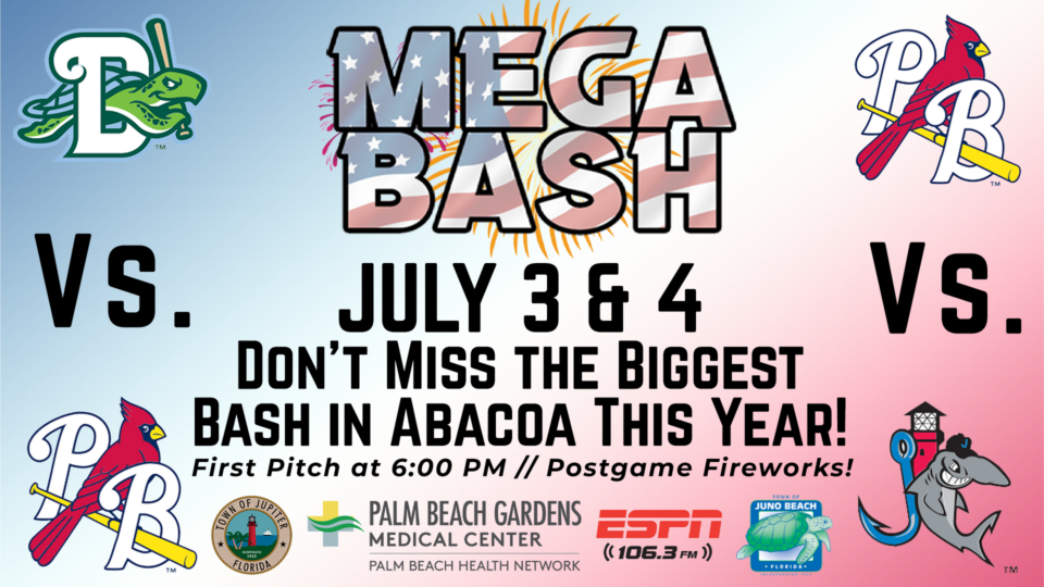 Mega Bash! Our July 4th Weekend Celebration! Jupiter, FL Roger Dean